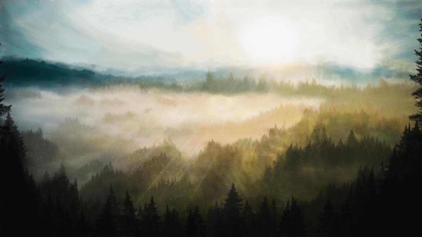 Concept painting detail view